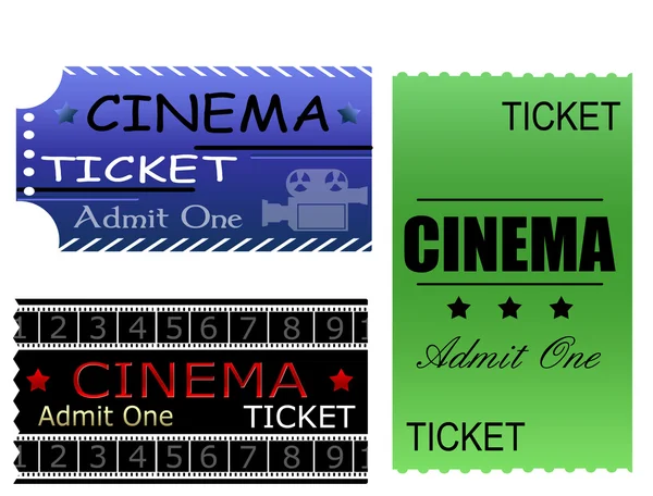 Bilety do kina — Wektor stockowy