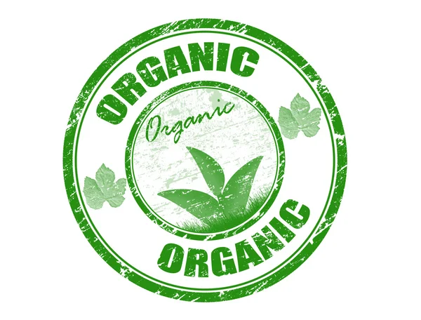 Organic stamp — Stock Vector