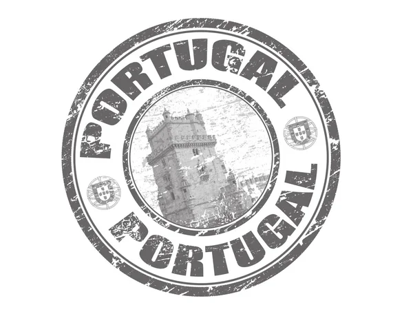 葡萄牙邮票 — 图库矢量图片
