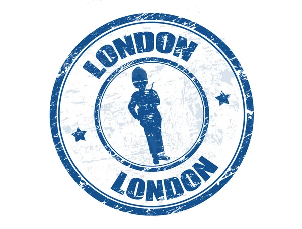 London stamp — Stock Vector