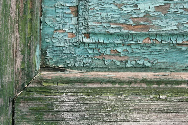 グランジ ウッドの背景の古い塗装木材 — ストック写真