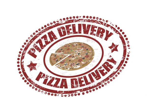 Entrega de pizza —  Vetores de Stock