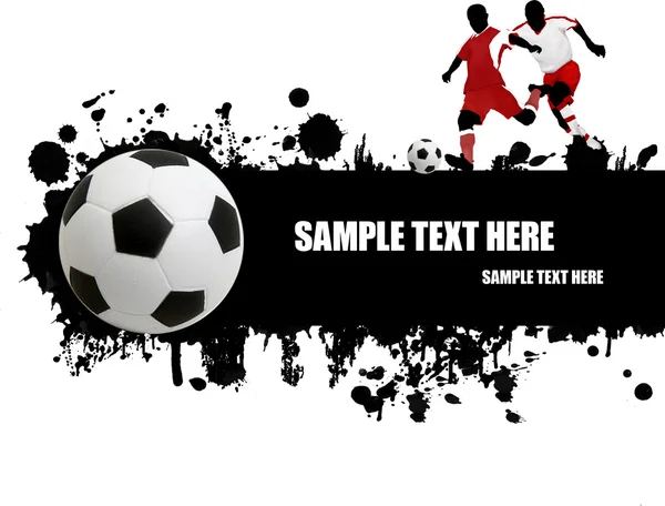 Affiche de football Grunge — Image vectorielle