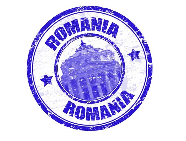 Romania timbro — Vettoriale Stock