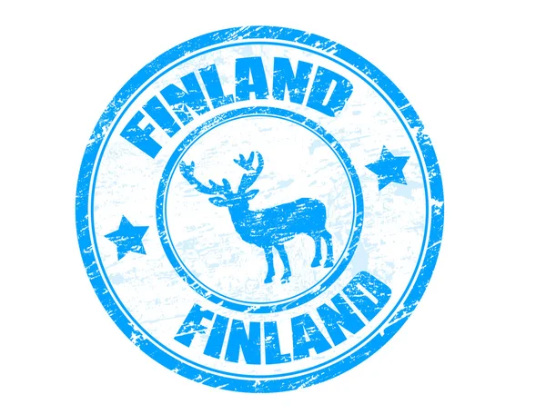Finland stamp — Stock Vector