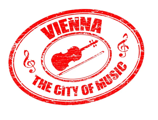 Vienna stamp — Stock Vector