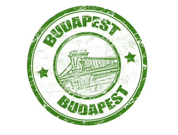 Budapest stamp — Wektor stockowy