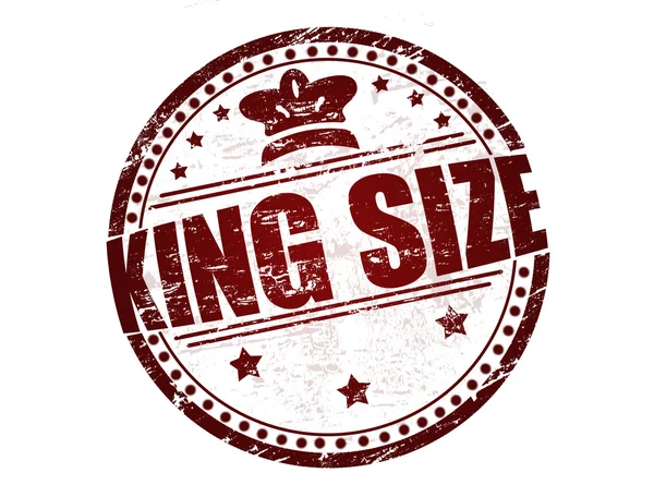King Size stamp — Stock Vector