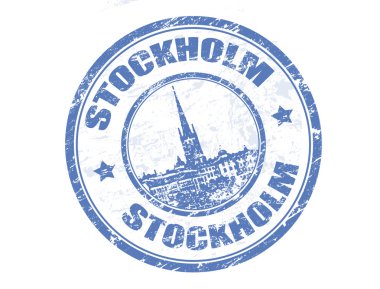 Stockholm stamp clipart