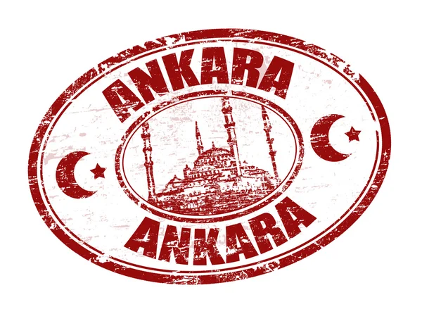Ankara bélyegző — Stock Vector