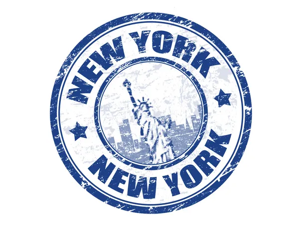Sello de Nueva York — Vector de stock