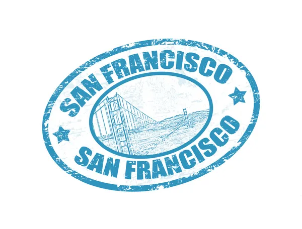 Texto de San Francisco — Vector de stock