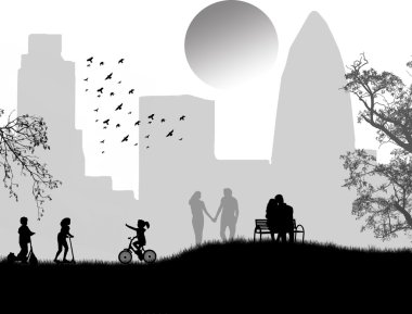 City background clipart