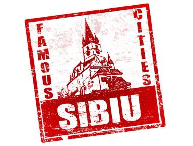 Sibiu stamp clipart