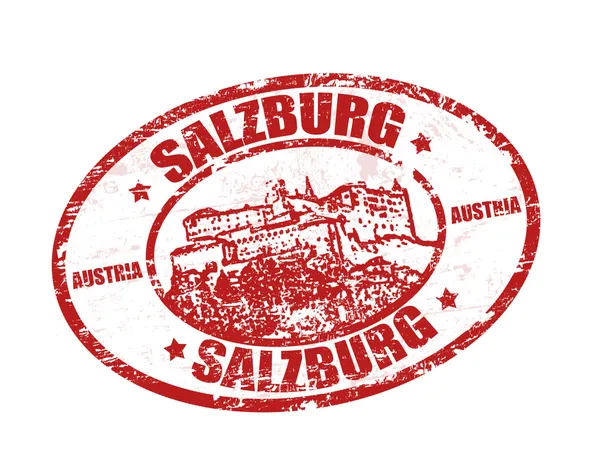 Salzburg stamp — Stock Vector