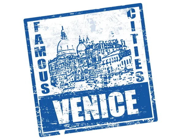 威尼斯邮票 — 图库矢量图片