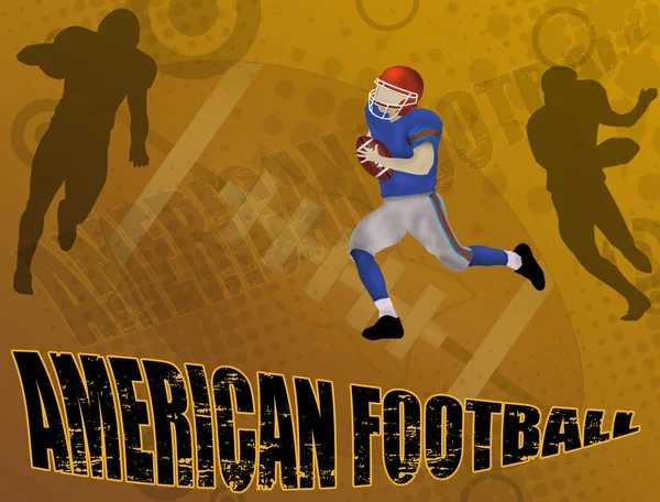 Football américain fond abstrait — Image vectorielle