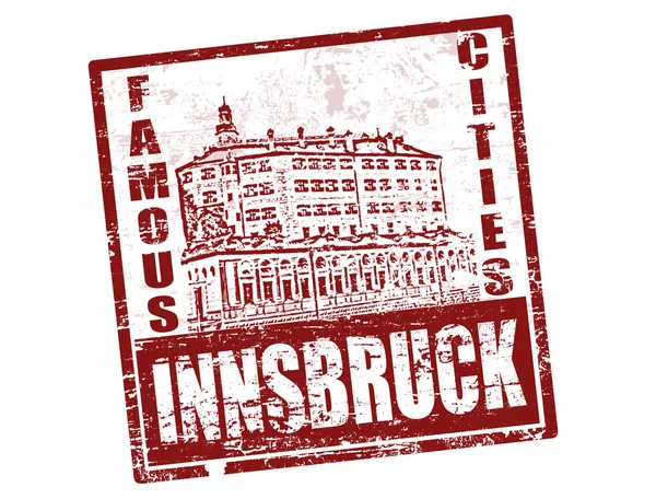 Innsbrucker Briefmarke — Stockvektor