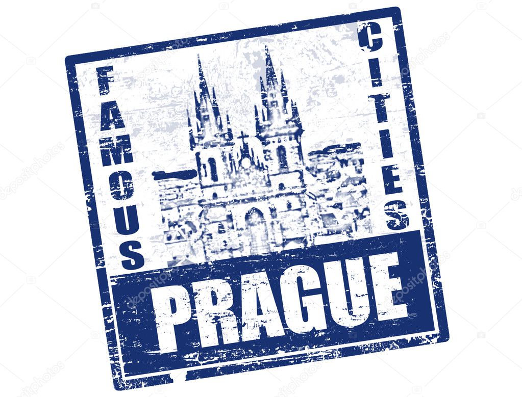 Prague stamp