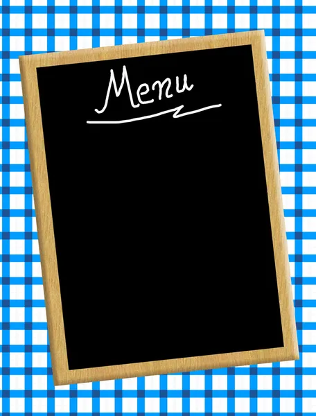 A menu card chalkboard — Stock Vector