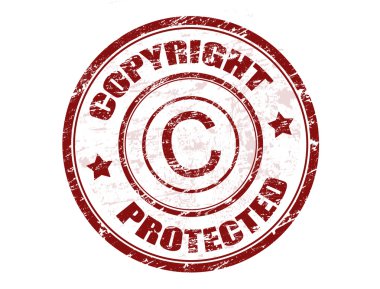 Copyright protected stamp clipart