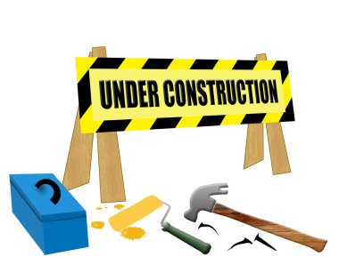 Under construction clipart