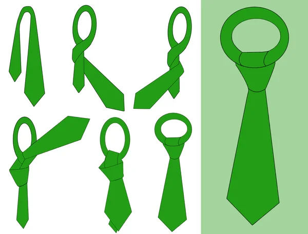 领带和结 — 图库矢量图片