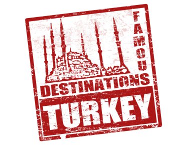 Turkey stamp clipart