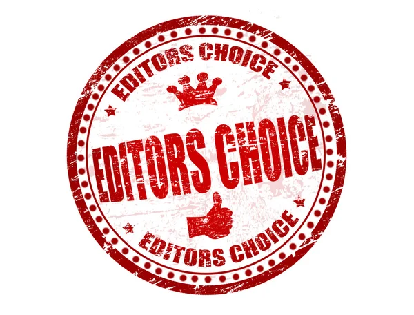 Editors keuze stempel — Stockvector