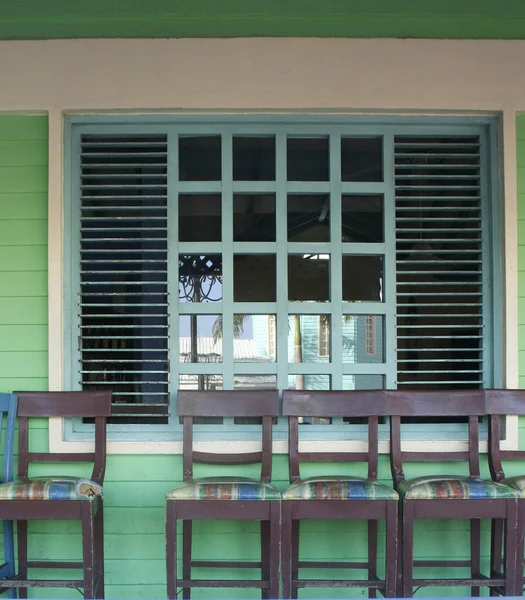 stock image Chairs on porch