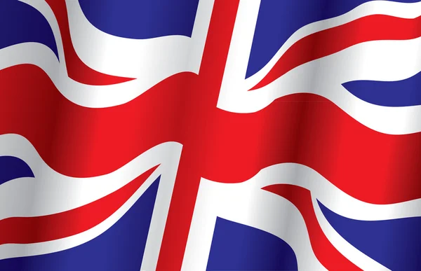 Bandera británica — Vector de stock