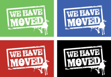 We have moved clipart