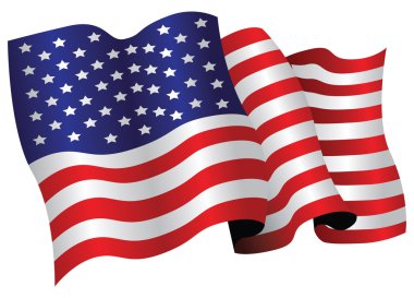 Usa flag clipart