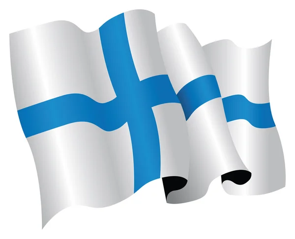 Finland flag — Stock Photo, Image
