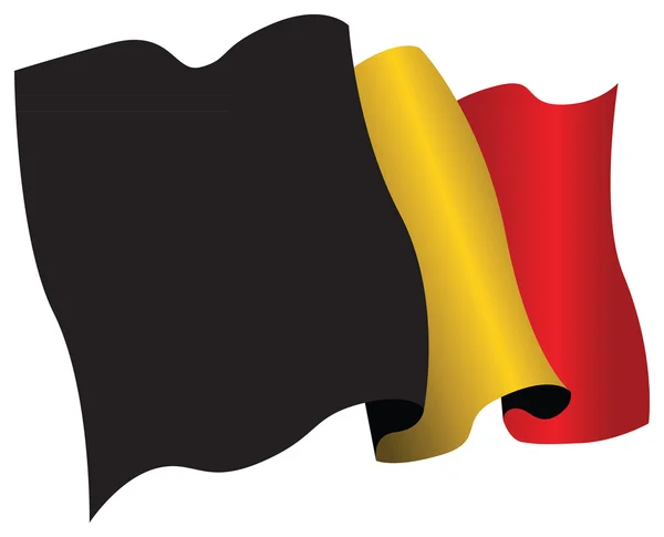 Прапор Бельгії — стокове фото