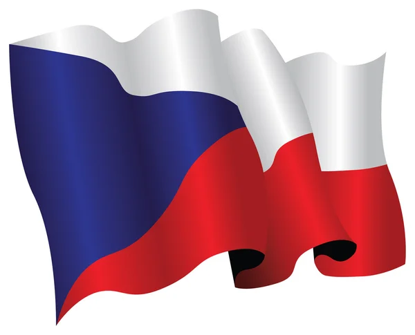 Czech republic flag — Stock Photo, Image
