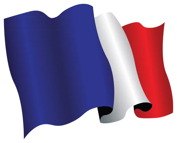 Franciaország lobogója — Stock Fotó