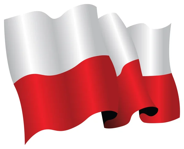 波兰国旗 — 图库照片