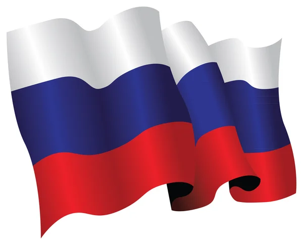 Flaga Rosyjska — Zdjęcie stockowe