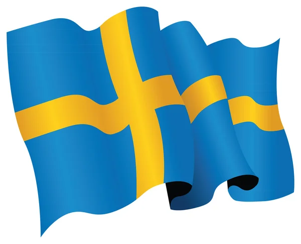 Bandiera Svezia — Foto Stock