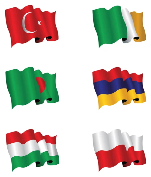 Set of flags — Stock Photo, Image