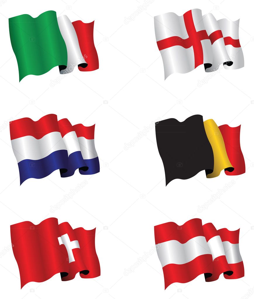 Set of flags