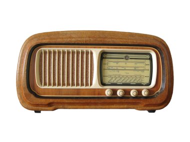 Antique radio clipart