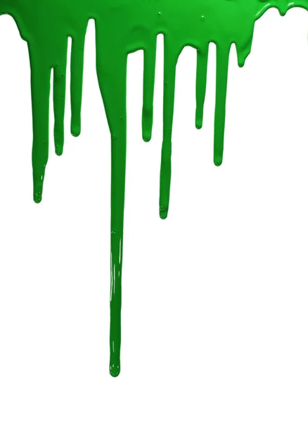 Zielona farba — Zdjęcie stockowe