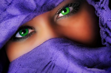 Arab eyes clipart