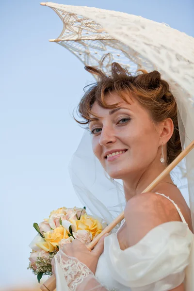 stock image Beautiful bride