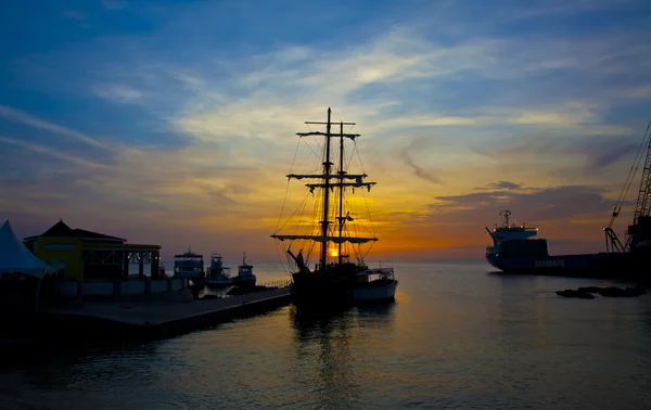 Пиратский корабль Стоковое Фото