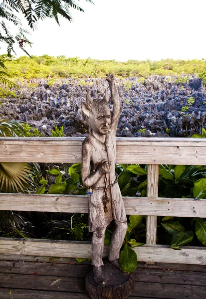 stock image The Evil Devil at the town of Hell in the Cayman Islands