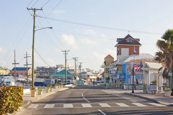George Town in Grand Cayman Rechtenvrije Stockfoto's
