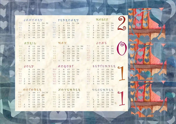 Календарь — стоковое фото